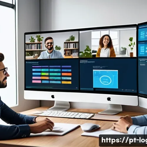 물류관리사 관련 학습 커뮤니티 추천 - A vibrant online logistics discussion forum scene showing diverse professionals and students engaged...